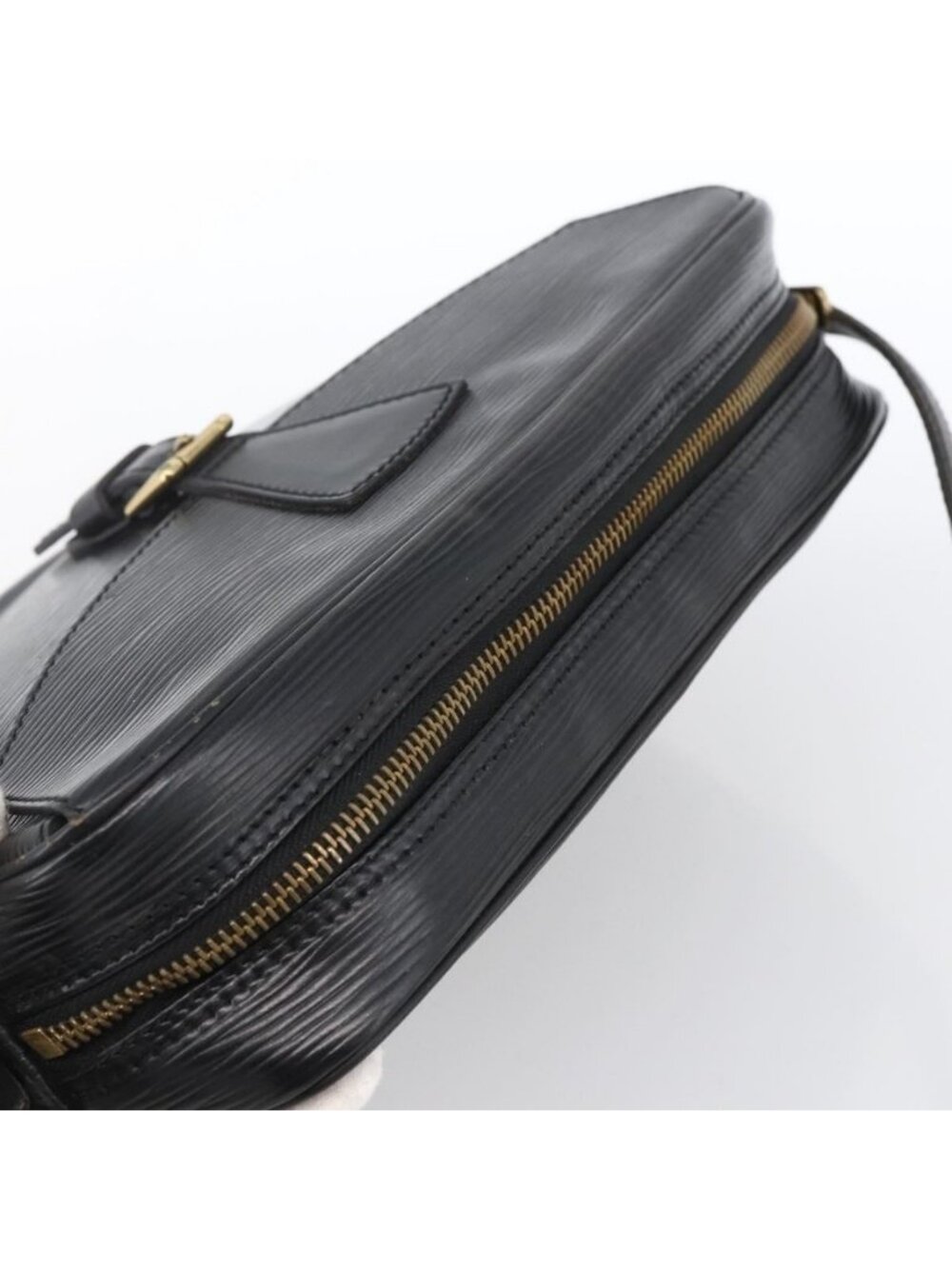 Authentic LOUIS VUITTON Epi Jeune Fille MM Shoulder Bag Black M52152 LV - Picture 13 of 16